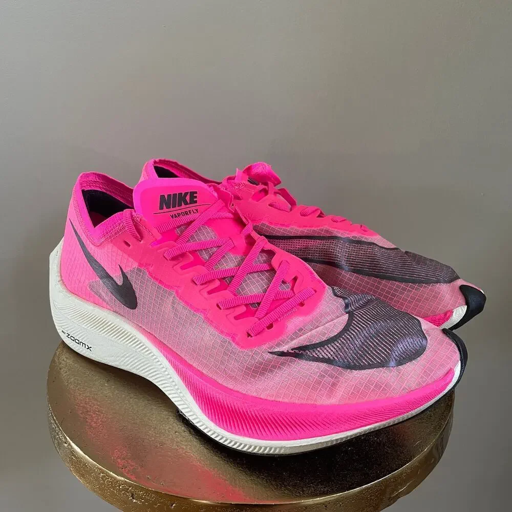 Nike ZoomX Vaporfly NEXT% Pink Blast Shoes | Mens 12